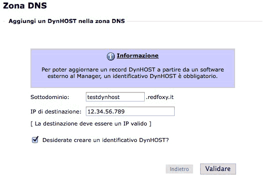 OVH - Aggiungi un DynHOST nella zona DNS